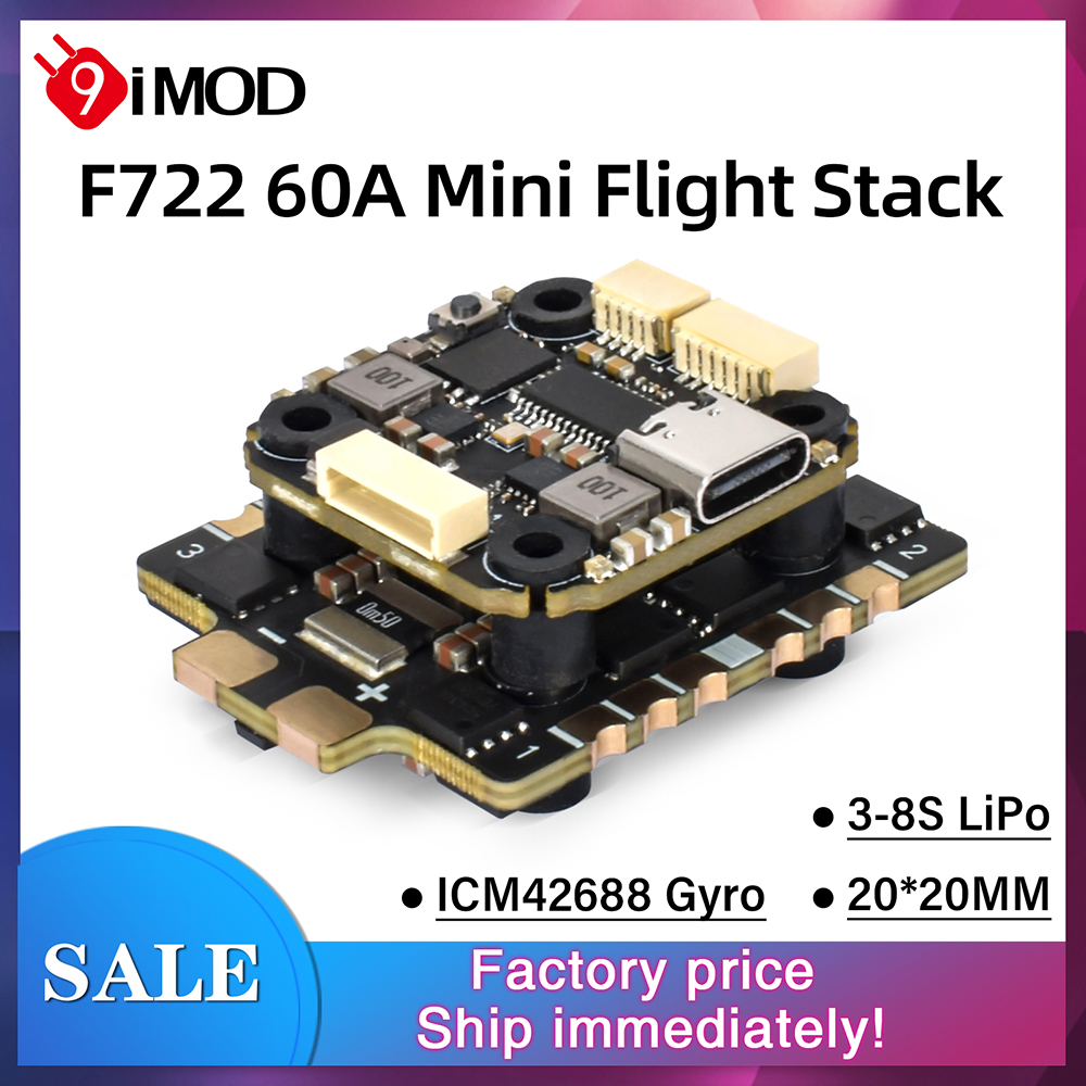 Drone Racing Flag - 9IMOD F722 Mini Flight Stack F722