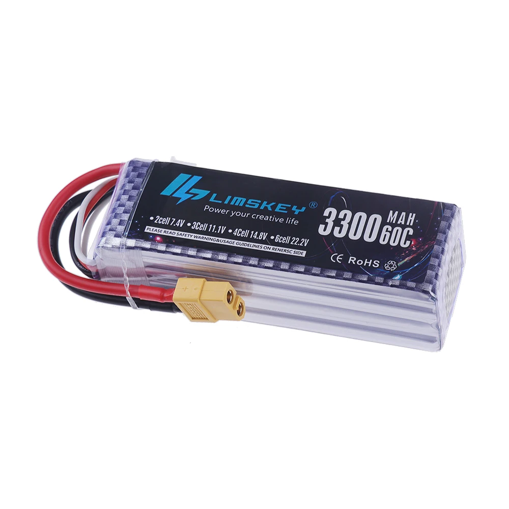 4S LiPo Battery 14.8V 3300mAh  – обзор и цена Drone Racing Battery
