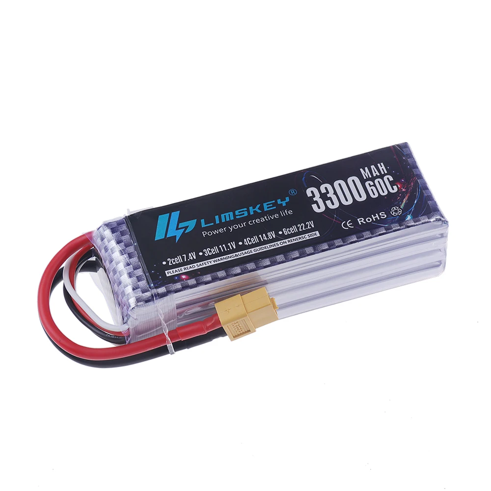 4S LiPo Battery 14.8V 3300mAh  – обзор и цена Drone Racing Battery