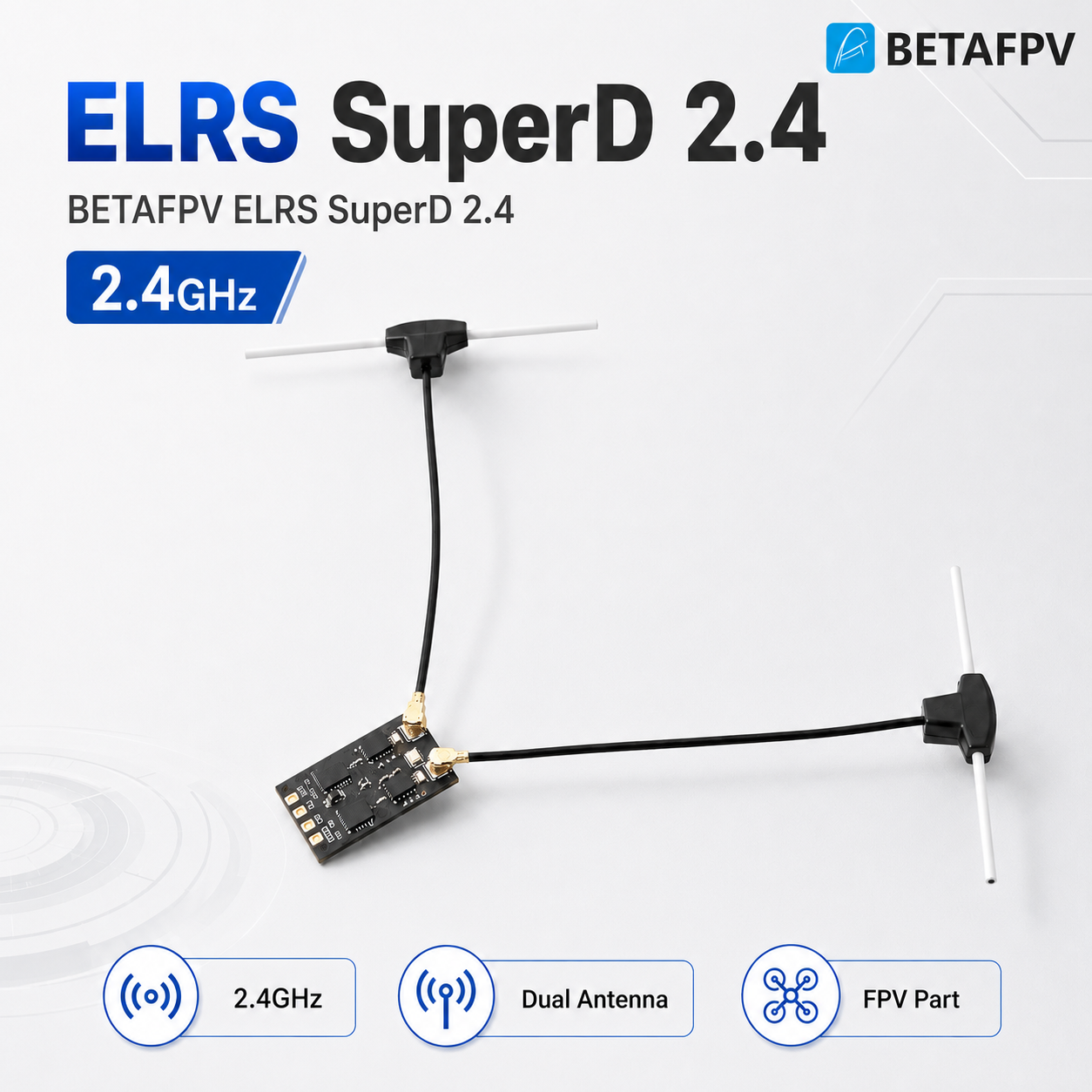 BETAFPV ELRS Receiver 915MHz F – обзор и цена Drone Racing Receiver