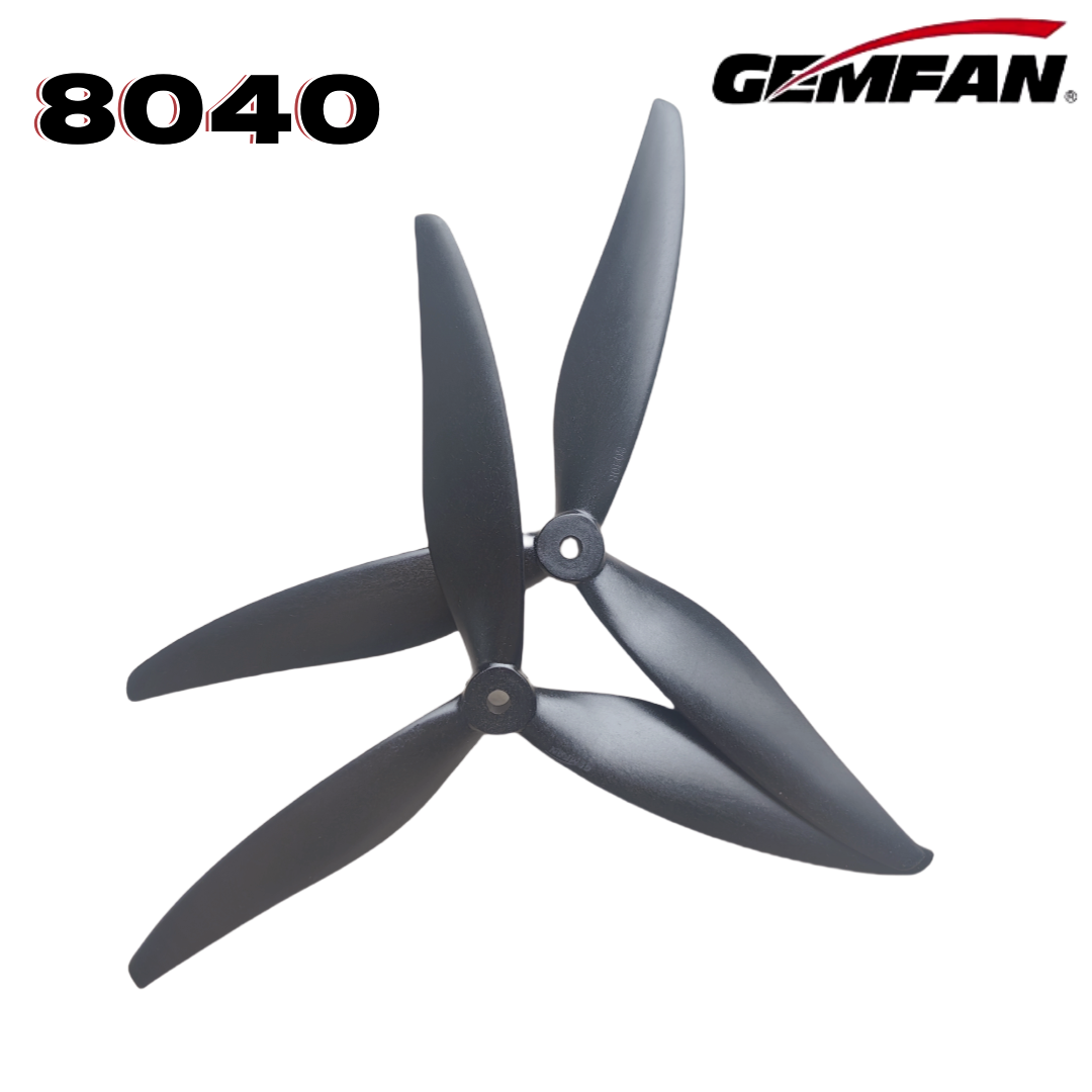Gemfan 8040 8X4X3 3-blade 8-in – обзор и цена Drone Racing Propeller