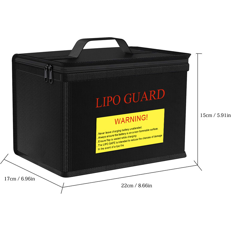 Lipo Guard Safety Bag Fireproo – обзор и цена Drone Racing Battery
