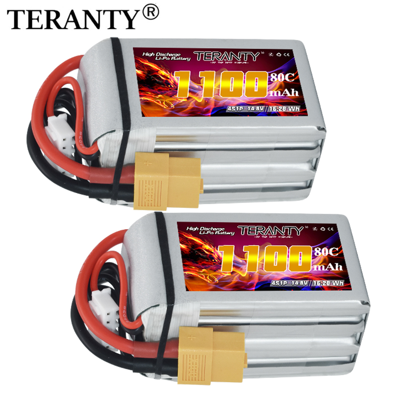 TERANTY 4S 1100mAh 80C/160C Li – обзор и цена Drone Racing Battery