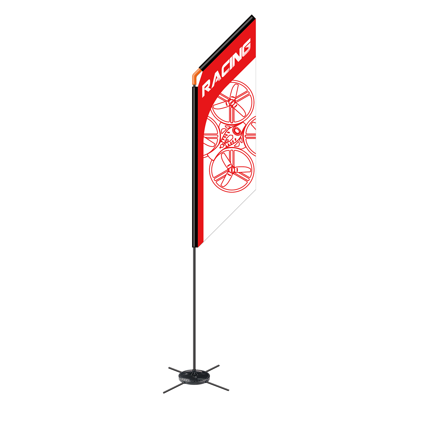 560mm FPV Racer Flag Drone Qua – обзор и цена Drone Racing Gate