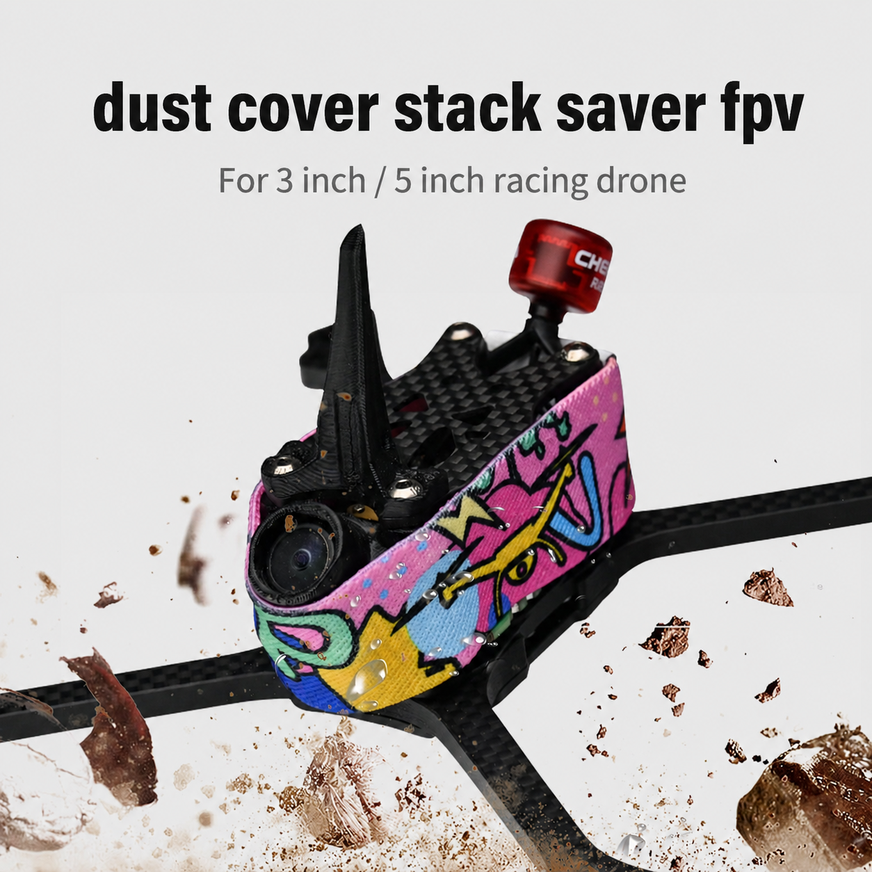 Dust Cover Stack Saver FPV 25x – обзор и цена Drone Racing Flag