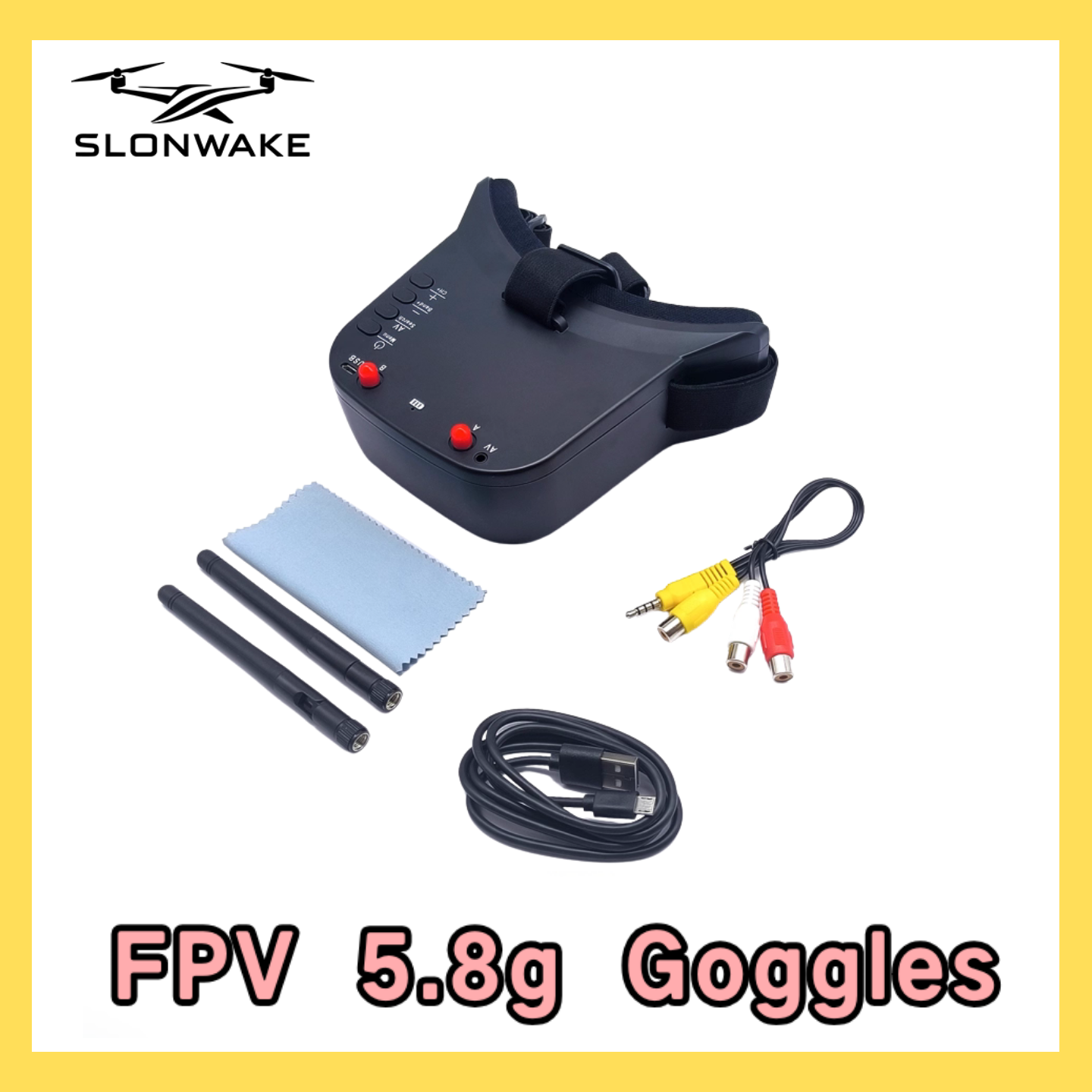 SLONWAKE 5.8G 48CH FPV 400mw V – обзор и цена Drone Racing Vtx