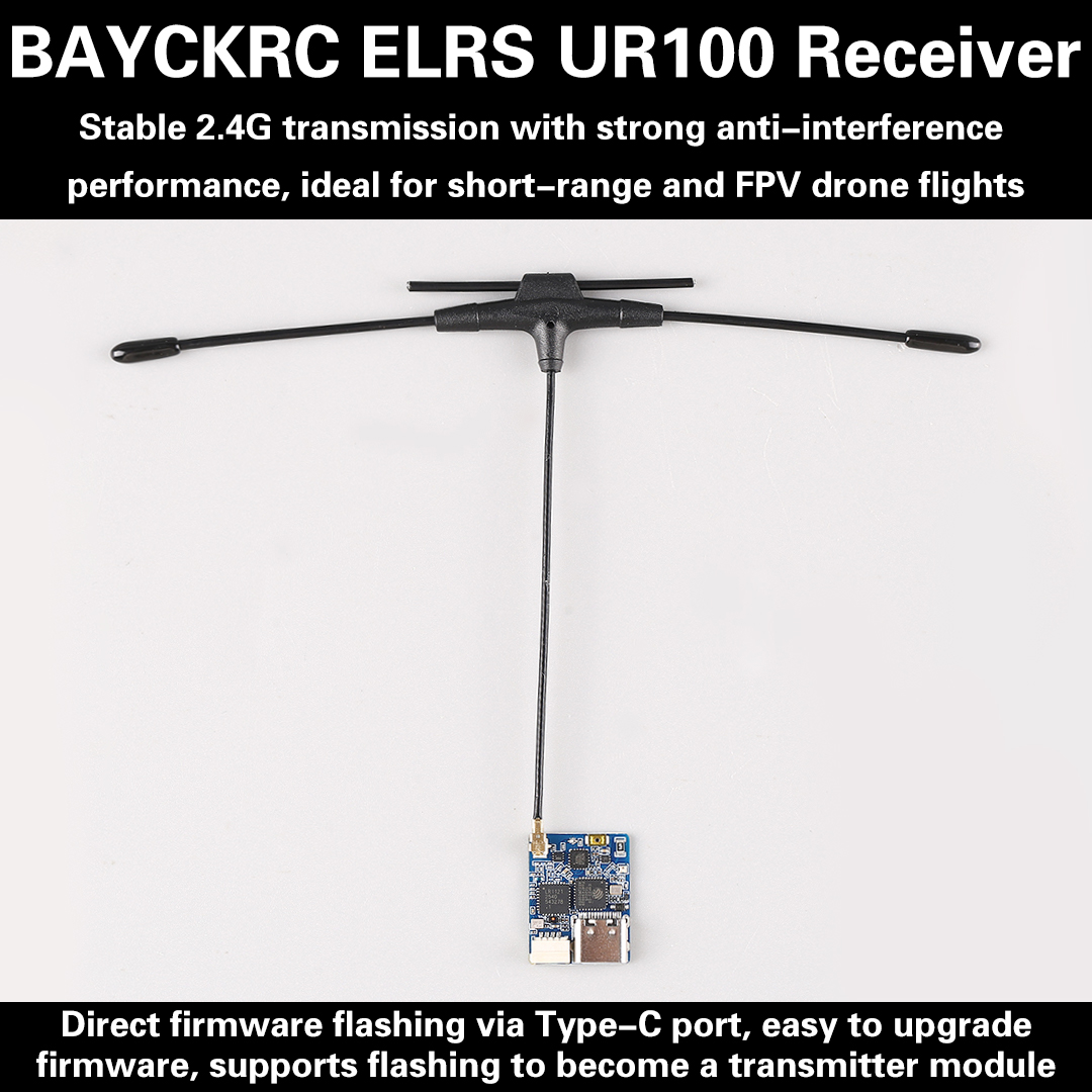 BAYCKRC UR100 ExpressLRS Dual  – обзор и цена Drone Racing Frame