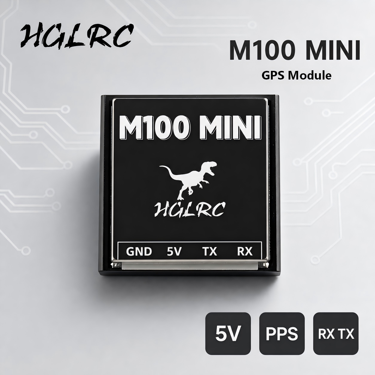 HGLRC M100 Mini GPS Module M10 – обзор и цена Drone Racing Antenna
